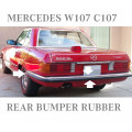 Mercedes W107 Rear bumper rubber   Mercedes W107 Rear bumper rubber