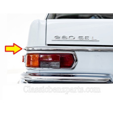 280SEL 300SEL TRUNK CHROME MOULDING TRIMS 