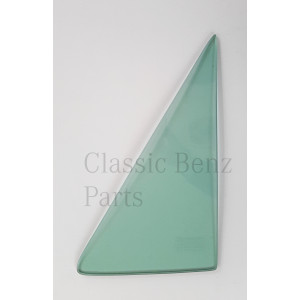 Mercedes W109 300SEL 280SEL Front left quarter window glass pane Mercedes W109 300SEL 280SEL Front left quarter window glass pane