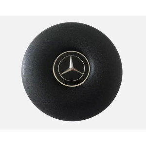 MERCEDES W114 W115 STEERING WHEEL CENTER HUB CAP BLACK   MERCEDES W114 W115 STEERING WHEEL CENTER HUB CAP BLACK