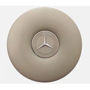 MERCEDES W114 W115 STEERING WHEEL CENTER HUB CAP CREAM MERCEDES W114 W115 STEERING WHEEL CENTER HUB CAP CREAM