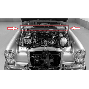 Mercedes W111 Hood Rubber Weathership Gasket Seal  