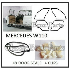 MERCEDES W110 DOOR RUBBER GASKET SEALS   MERCEDES W110 DOOR RUBBER GASKET SEALS