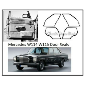 MERCEDES W114 W115 DOOR RUBBER GASKET SEALS MERCEDES W114 W115 DOOR RUBBER GASKET SEALS