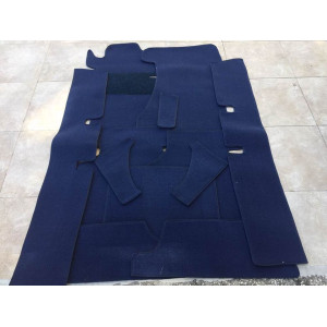 MERCEDES W114 W115 FLOOR CARPET SET BLUE