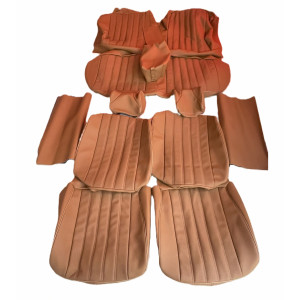 MERCEDES W114 W115 LEATHER SEAT COVER SET TAN/COGNAC MERCEDES W114 W115 LEATHER SEAT COVER SET TAN/COGNAC