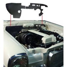 Mercedes W114 W115 under hood engine compartment insulation seal Mercedes W114 W115 under hood engine compartment insulation seal