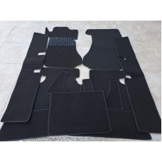 MERCEDES W114 W115 FLOOR CARPET SET BLACK MERCEDES W114 W115 FLOOR CARPET SET BLACK