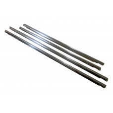 MERCEDES W114 W115 DOOR WINDOW OUTER CHROME TRIMS