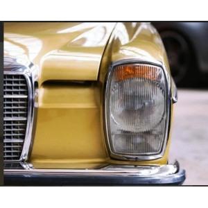 MERCEDES W114 COUPE HEADLIGHT GLASS LENS  