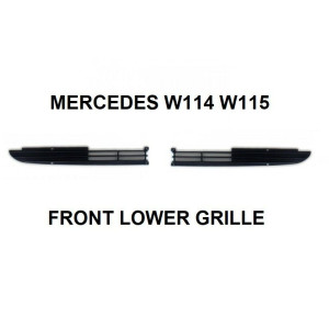 Mercedes W114 Coupe Front Lower Protective Grille Set Mercedes W114 Coupe Front Lower Protective Grille Set