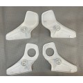 MERCEDES W114 W115 SEAT HINGE COVERS