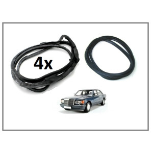 MERCEDES W126 DOOR& TRUNK RUBBER GASKET SEALS MERCEDES W126 DOOR& TRUNK RUBBER GASKET SEALS