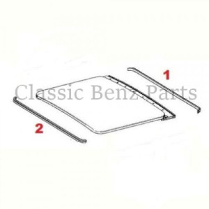 MERCEDES W114 W115 SUNROOF FRONT & REAR RUBBER SEALS   MERCEDES W114 W115 SUNROOF FRONT & REAR RUBBER SEALS