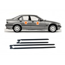 BMW E36 DOOR WINDOW OUTER SCRAPER RUBBER SEALS BMW E36 DOOR WINDOW OUTER SCRAPER RUBBER SEALS