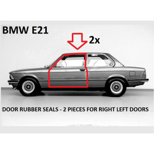 BMW E21 Door Rubber Seals 