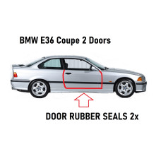 BMW E36 Coupe Door Rubber Seals  BMW E36 Coupe Door Rubber Seals
