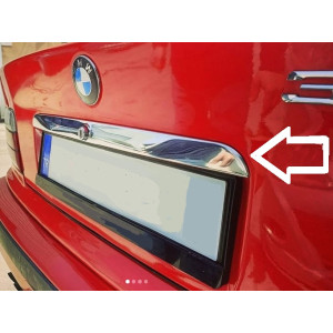 BMW E36 trunk lid chrome trim