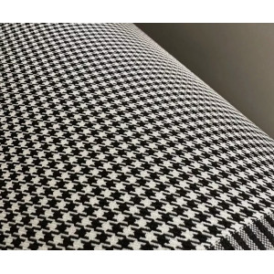 Bmw pepita fabric black white
