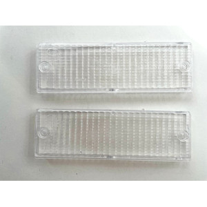BMW E30 Late Model Clear white Turn Signal Blinker Lens Pair