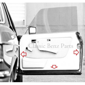 MERCEDES W123 COUPE DOOR RUBBER GASKET SEALS