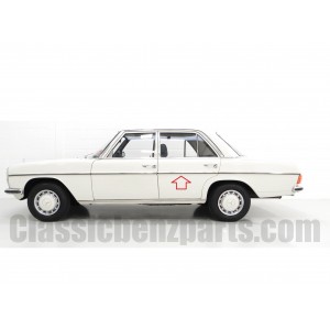 MERCEDES W114 W115 REAR LEFT DOOR MOULDING TRIM