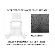 MERCEDES W110 BLACK ROOF CEILING SKY HEADLINER +SUNROOF  MERCEDES W110 BLACK ROOF CEILING SKY HEADLINER +SUNROOF