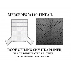 MERCEDES W110 BLACK ROOF CEILING SKY HEADLINER  MERCEDES W110 BLACK ROOF CEILING SKY HEADLINER