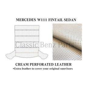 MERCEDES W111 CREAM ROOF CEILING SKY HEADLINER 
