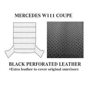 MERCEDES W111 COUPE ROOF SKY CEILING HEADLINER BLACK