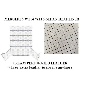 MERCEDES W114 W115 ROOF SKY CEILING HEADLINER CREAM MERCEDES W114 W115 ROOF SKY CEILING HEADLINER CREAM