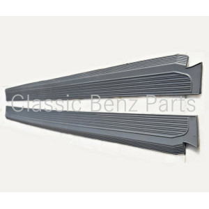 MERCEDES W114 COUPE DOOR SILL PLATE RUBBER COVERS GREY 